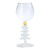 Christmas Tree Glass Goblet