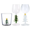 Christmas Tree Glass Goblet