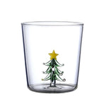 Christmas Tree Glass Goblet