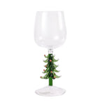 Christmas Tree Glass Goblet